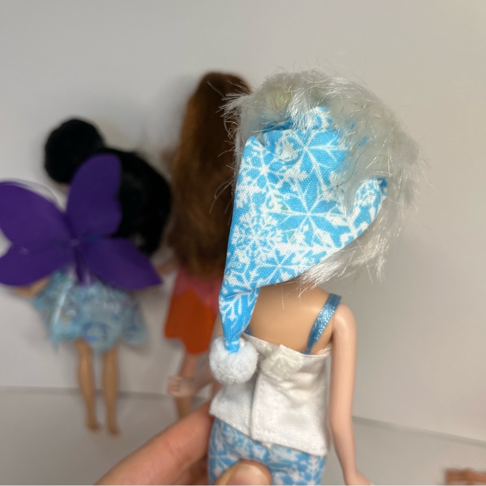 Disney Fairies Tinker Bell Doll Lot Fawn Silvermist Periwinkle Pajama Party Pjs - Picture 7 of 12